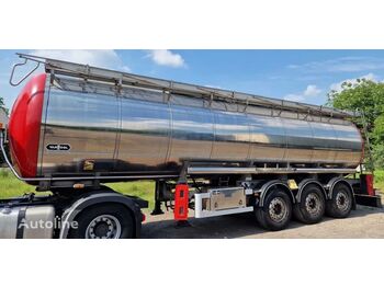 Tank semi-trailer for transportation of chemicals VAN HOOL L4BH 34000L: picture 1