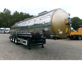 Tank semi-trailer for transportation of chemicals Van Hool Chemical tank inox 33 m3 / 3 comp / ADR 30-03-2024: picture 2