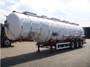 Tank semi-trailer for transportation of chemicals Van Hool Chemical tank inox 36.5 m3 / 4 comp.: picture 1