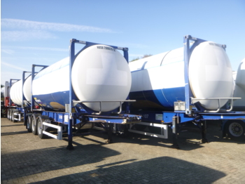 Tank semi-trailer for transportation of food Van Hool FOOD / BEER tank container - swap body 20 ft inox 28.8 m3 + Don-Bur trailer: picture 1