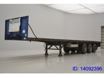 Dropside/ Flatbed semi-trailer Van Hool Flat - spring suspension: picture 1