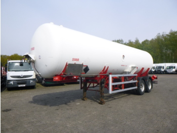 Tank semi-trailer for transportation of gas Van Hool Gas / ammonia tank steel 34 m3 + pump: picture 1