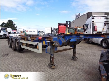 Container transporter/ Swap body semi-trailer Van Hool S/00101 + 3 Axle + extendable: picture 1