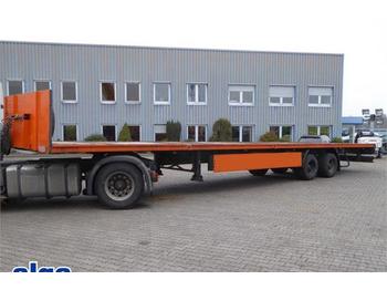 Dropside/ Flatbed semi-trailer WACKENHUT SJ 18 L ,Mega, Plattform, 2-achser, NL 20to: picture 1