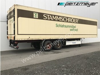Closed box semi-trailer WEFA Kofferauflieger 2 Achs Koffer: picture 1
