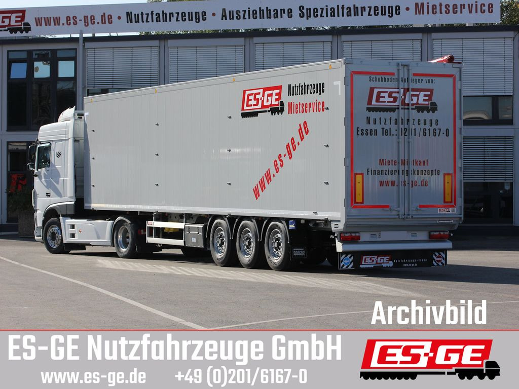 Walking floor semi-trailer Knapen 3-Achs-Schubbodenauflieger 92m³