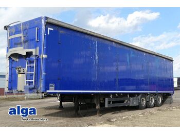 Walking floor semi-trailer Knapen K 100, 92m³, 10mm Boden, Seitenwandschutzplane: picture 1
