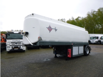 Tank semi-trailer for transportation of fuel Wauters Fuel tank alu 22 m3 / 4 comp + pump + counter: picture 1