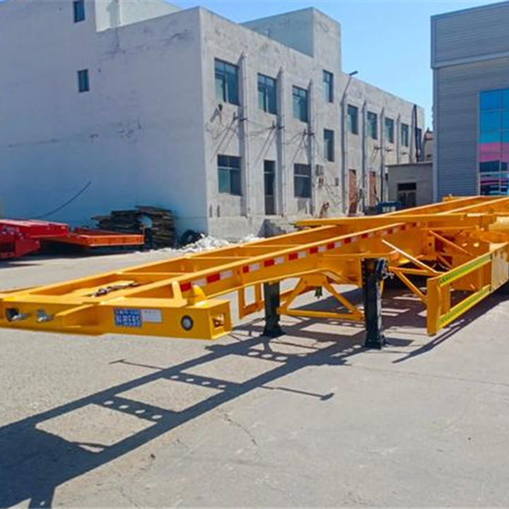 New Container transporter/ Swap body semi-trailer XCMG Manufacturer 3 Axle Skeleton Container Semi Trailer: picture 4