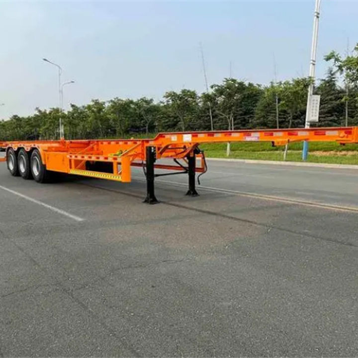 New Container transporter/ Swap body semi-trailer XCMG Manufacturer 3 Axle Skeleton Container Semi Trailer: picture 3