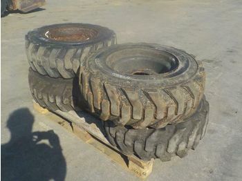 Wheels and tires for Skid steer loader 10-16.5NHS Tyres to suit Skidsteer Loader, Rims (4 of): picture 1