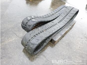 Track for Construction machinery 300x80x52 Rubber Tracks (2 of): picture 1