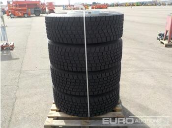 Tire 315/70R22.5 Dunlop tyres with Rims (4 of): picture 1