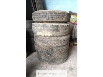 Wheel and tire package 5 x used 7.50-16 LT tyres on 6 studs rims: picture 1