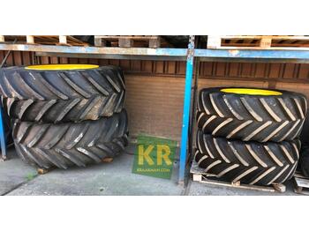 Wheel and tire package for Agricultural machinery 650/60R38 + 520/60R28 Michelin: picture 1