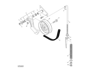 Spare parts AH168397 John Deere 9880i STS - Ramię