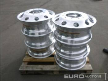 Tire Alcoa High Polish 22.5-8.25 Alloy Truck Rims (6 of): picture 1