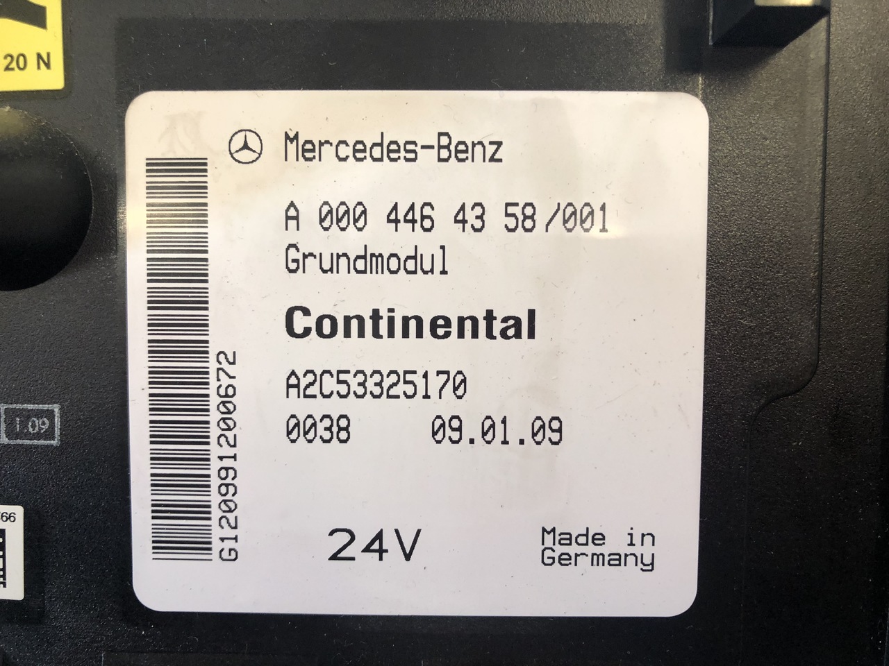 Electrical system for Truck CENTRAL ELECTRICAL SYSTEM ACTROS MP3 EURO 5: picture 2