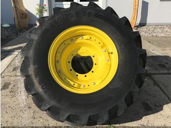 New Wheel and tire package for Agricultural machinery Continental 480/70 R28 Tractor 70 Verstellräder: picture 1