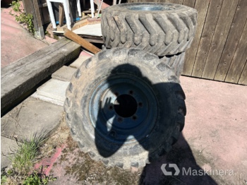 Wheel and tire package for Construction machinery Entreprenaddäck på fälg Kumho 12-16.5: picture 1