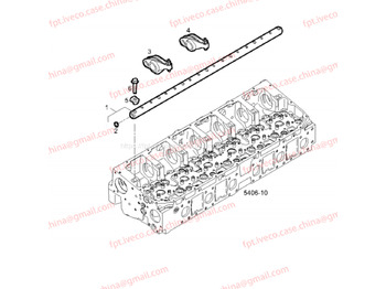Engine and parts for Bus FPT IVECO CASE Cursor9Bus F2CFE612D*J231/F2CFE612A*J098 5802748674 ROCKER SHAFT 504189213: picture 3