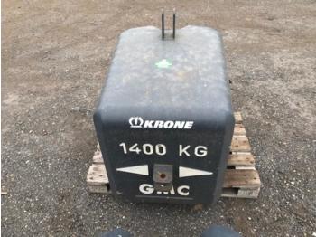 Spare parts for Agricultural machinery Front 1400 kg: picture 1