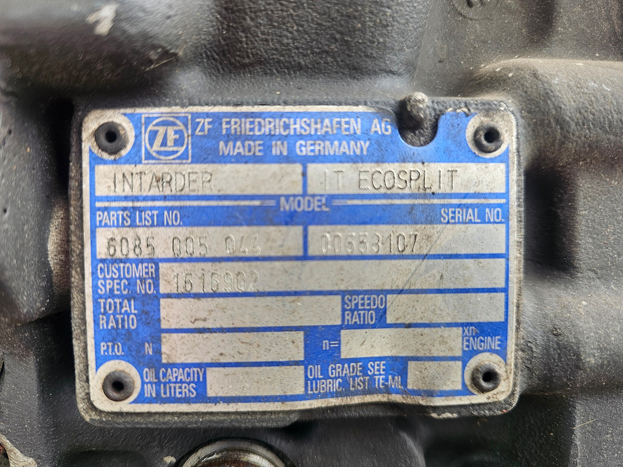 Gearbox ZF 16 S 2221 TD