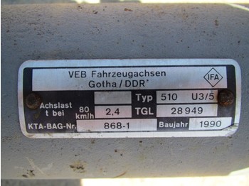 Axle and parts for Construction machinery Gotha: picture 5