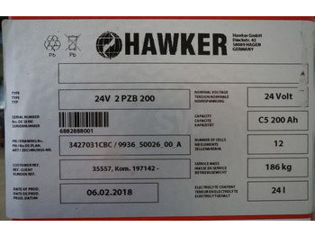 Battery HAWKER 24 Volt 2 PzB 200 Ah: picture 5