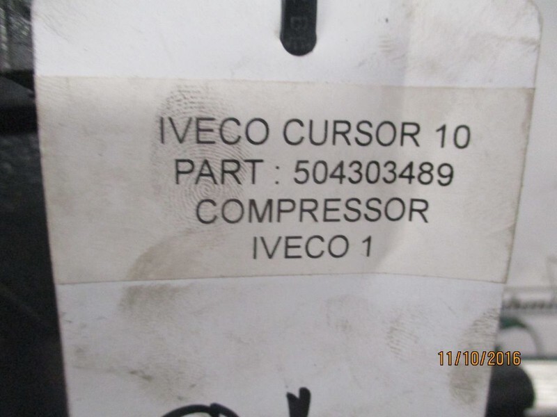 Engine and parts for Truck Iveco 504303489 Compressor: picture 6