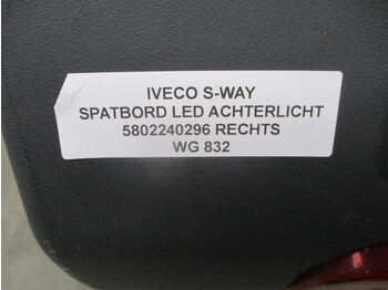 Tail light for Truck Iveco 5802240296 //41299389/ 41299388 RECHTS LAMP EN SPATBORSMET LED S WAY MODEL 2021: picture 3
