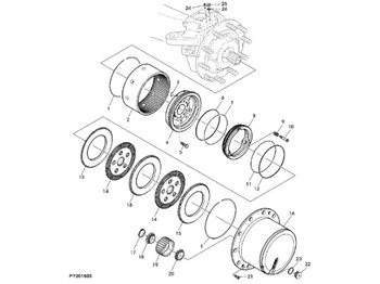 Spare parts John Deere 7530 Premium - Tłoczek L156884