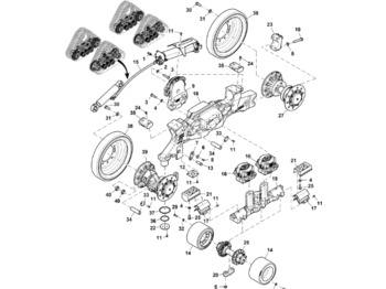 Undercarriage parts JOHN DEERE