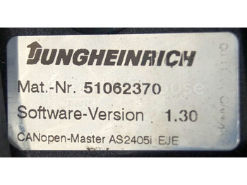 Jungheinrich 51037707 Rij regeling driving controller AS2405i index E Sw. 1,30 51062370 sn. S18X00087371 from EJE C20 year 2014 - ECU for Material handling equipment: picture 3