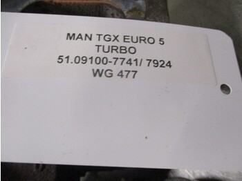 Turbo for Truck MAN TGX 51.09100-7741 / 7924 TURBO EURO 5: picture 2