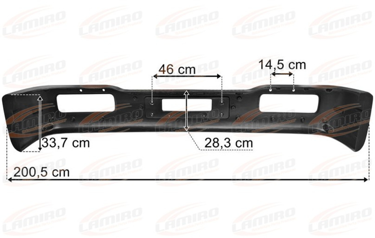 New Bumper for Truck NISSAN ATLEON FRONT BUMPER - NARROW CABIN NISSAN ATLEON FRONT BUMPER - NARROW CABIN: picture 2