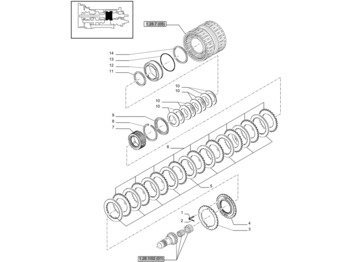 Gearbox and parts NEW HOLLAND