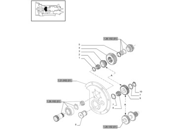 Gearbox and parts NEW HOLLAND