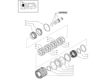 Gearbox and parts NEW HOLLAND