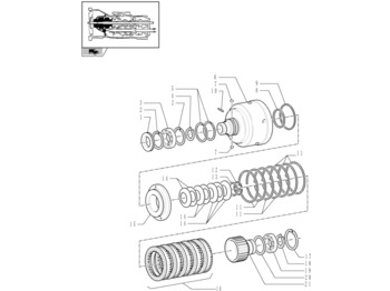 Gearbox and parts NEW HOLLAND