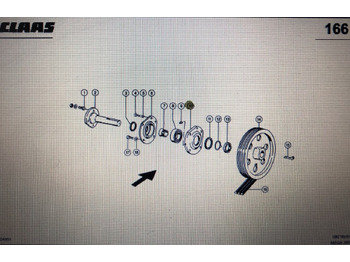 Spare parts Obudowa Claas Mega 370-340 Nr kat. 000 628 726 0 Nr kat. 000 628 726 0