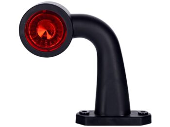 Lights/ Lighting for Truck Outline marker light, oval with short bent arm (white+red): picture 1