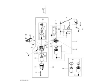 Fuel filter JOHN DEERE