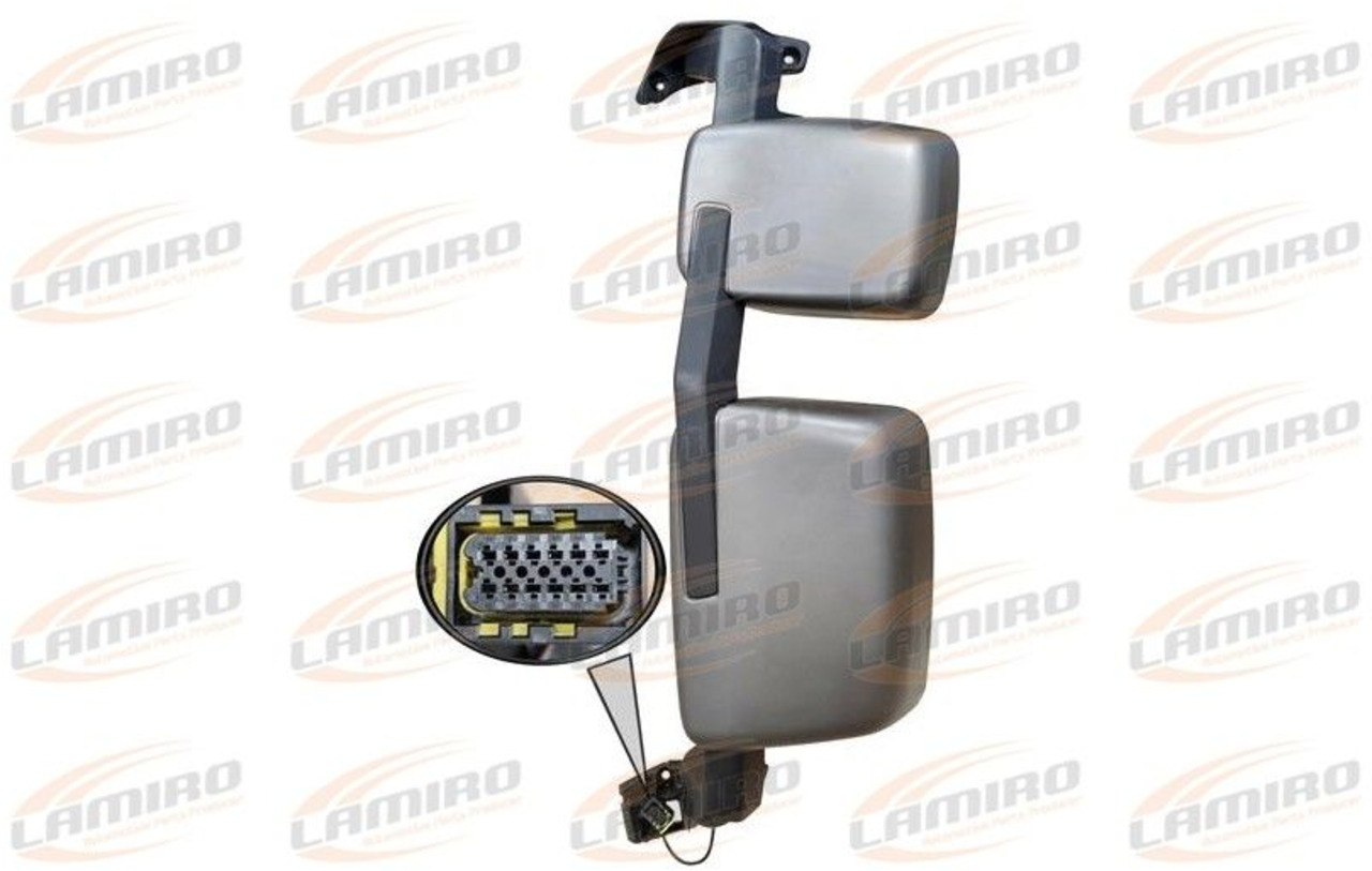 New Rear view mirror for Truck RVI GAMA T MIRROR LEFT SILVER/BLACK RVI GAMA T MIRROR LEFT SILVER/BLACK: picture 2