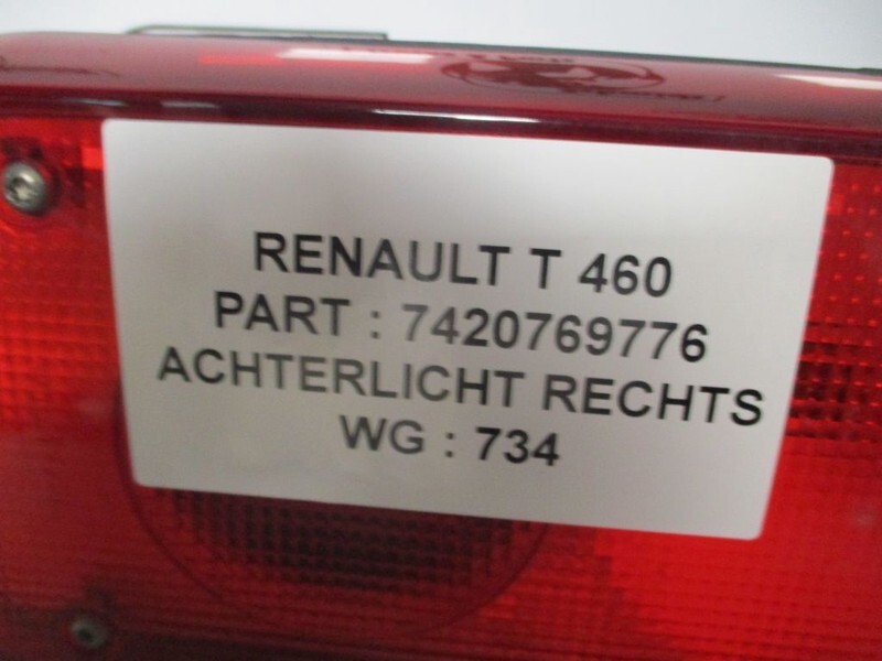 Tail light for Truck Renault T-SERIE 7420769776 / 7420769775 ACHTERLICHTEN EURO 6: picture 2