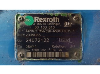 Hydraulics Rexroth A4VTG71HWM/32R - Drive pump/Fahrpumpe/Rijpomp: picture 4