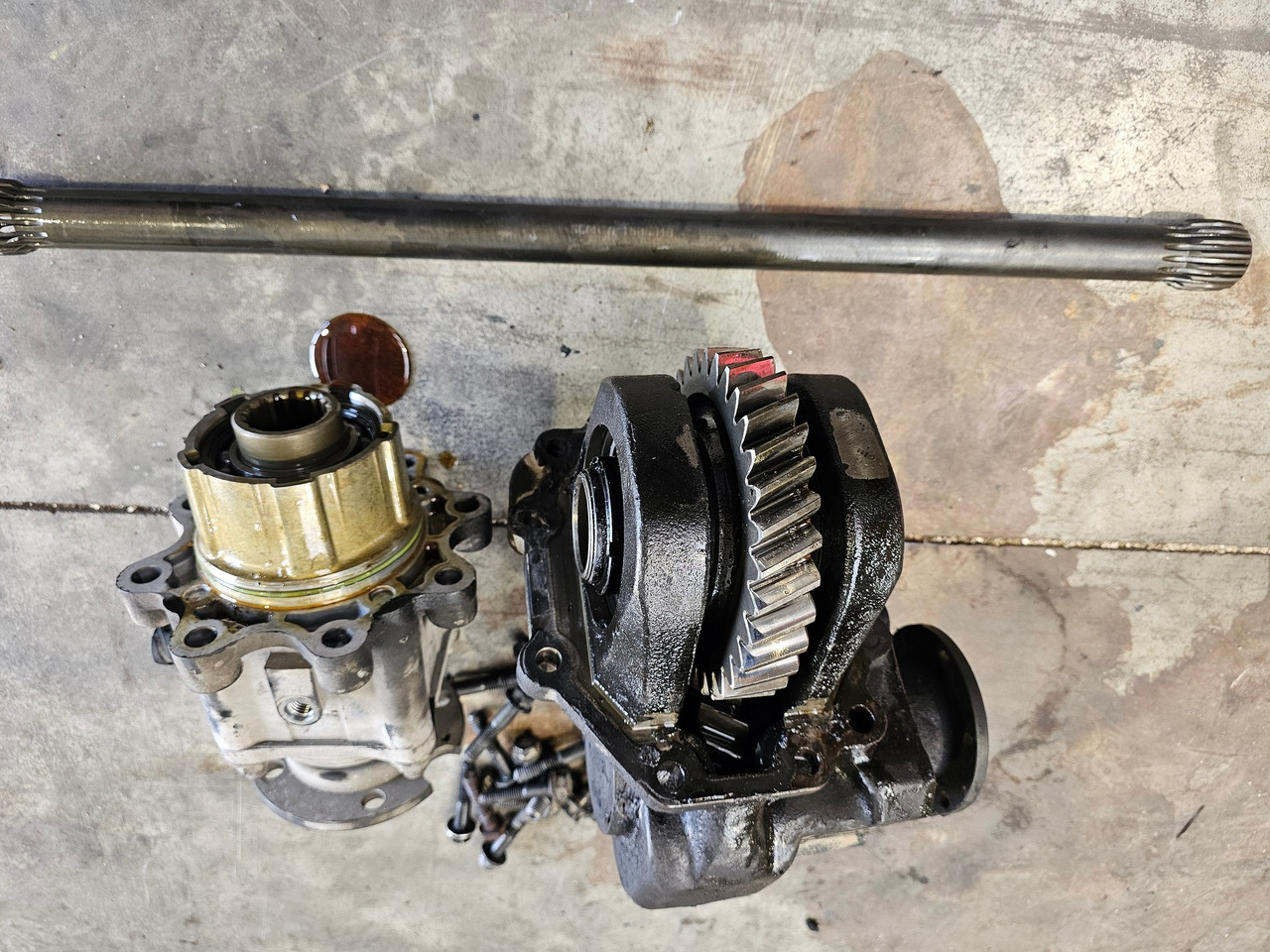 Transmission Scania PTO EG500F Double