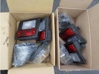 Lights/ Lighting for Construction machinery Unused Set of Bobcat Front & Rear Lights (2 of): picture 1