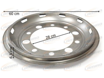 New Wheels and tires for Truck WHEEL CAP 22,5 STAINLESS FRONT WHEEL CAP 22,5 STAINLESS FRONT: picture 2