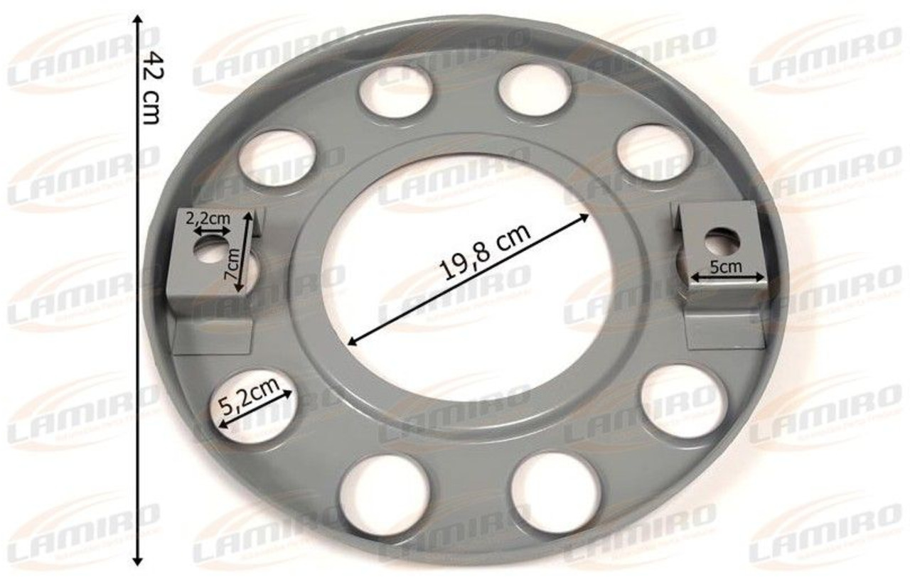 New Wheels and tires for Truck WHEEL COVER 22,5' 10 HOLES SILVER GREY WHEEL COVER 22,5' 10 HOLES SILVER GREY: picture 2